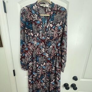 Diane Von Furstenberg long sleeve midi dress